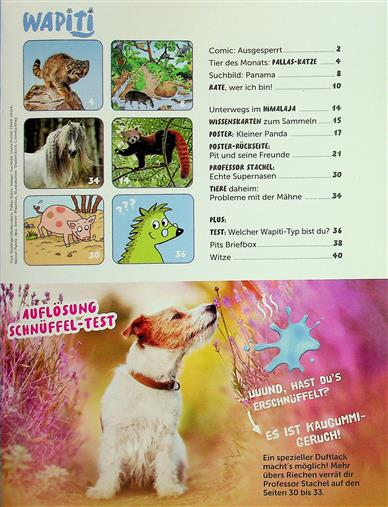 Wapiti Inhaltsverzeichnis
