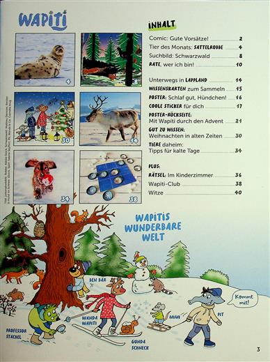 Wapiti Inhaltsverzeichnis