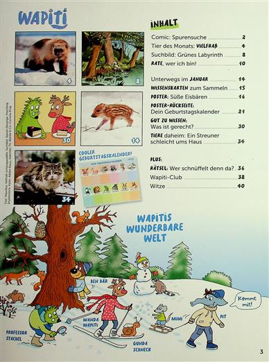 Wapiti Inhaltsverzeichnis