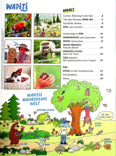 Wapiti Inhaltsverzeichnis