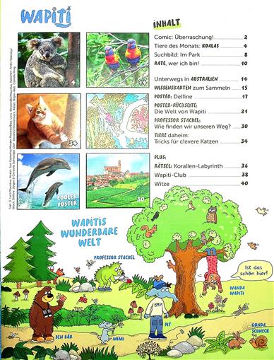 Wapiti Inhaltsverzeichnis