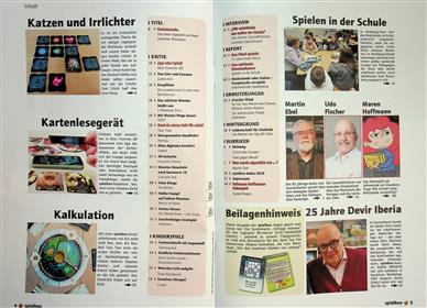 Spielbox Inhaltsverzeichnis