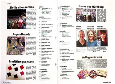 Spielbox Inhaltsverzeichnis