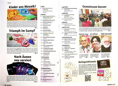 Spielbox Inhaltsverzeichnis
