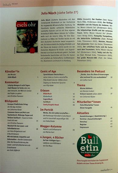 Eselsohr Inhaltsverzeichnis
