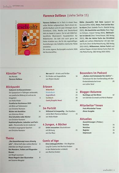 Eselsohr Inhaltsverzeichnis