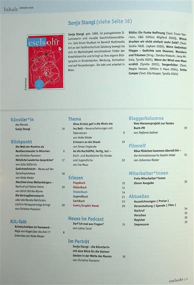 Eselsohr Inhaltsverzeichnis