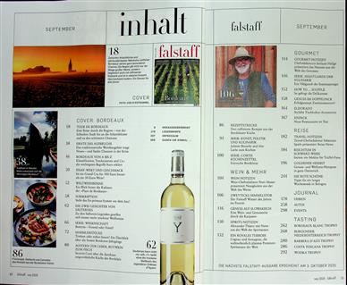 Falstaff (AT) Inhaltsverzeichnis