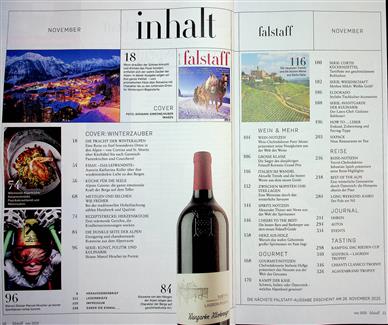 Falstaff (AT) Inhaltsverzeichnis