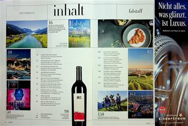 Falstaff Spezial Österreich Inhaltsverzeichnis