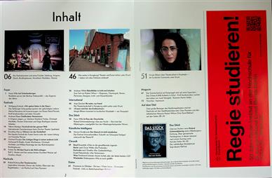 Theater Heute Inhaltsverzeichnis