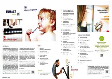 Konsument Inhaltsverzeichnis