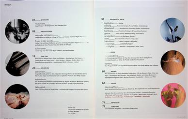 Tanz Inhaltsverzeichnis
