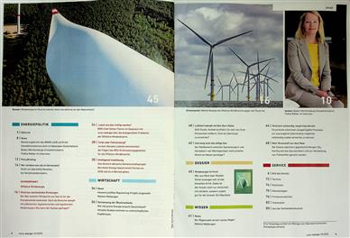 neue energie Inhaltsverzeichnis