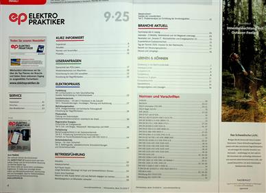 Elektropraktiker Inhaltsverzeichnis