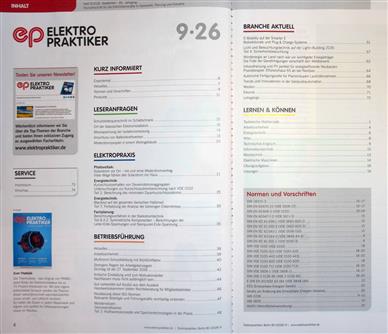 Elektropraktiker Inhaltsverzeichnis
