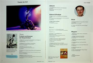 Theater der Zeit Inhaltsverzeichnis