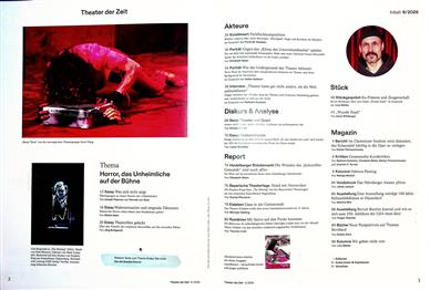 Theater der Zeit Inhaltsverzeichnis