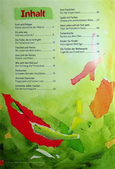 Vorhang auf Inhaltsverzeichnis