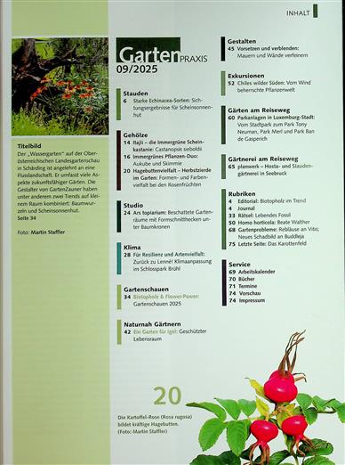 Gartenpraxis Inhaltsverzeichnis