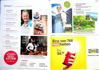 Schweizer Familie Inhaltsverzeichnis
