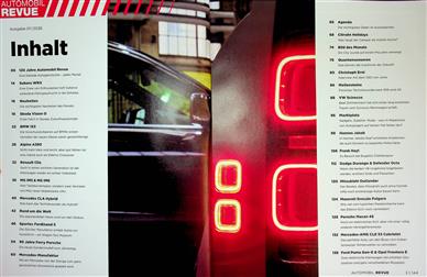 Automobil Revue (CH) Inhaltsverzeichnis