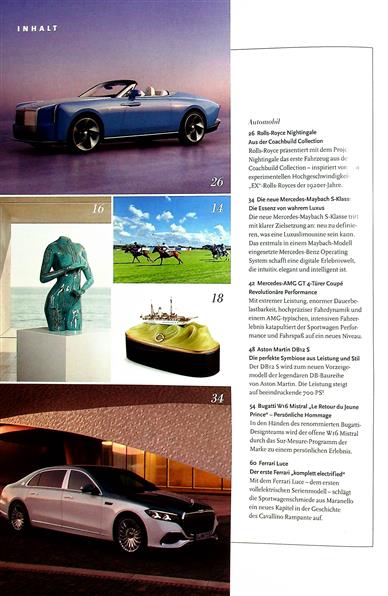 Automobil Revue (CH) Inhaltsverzeichnis