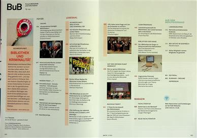 Forum Bibliothek und Information BuB Inhaltsverzeichnis