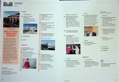 Forum Bibliothek und Information BuB Inhaltsverzeichnis