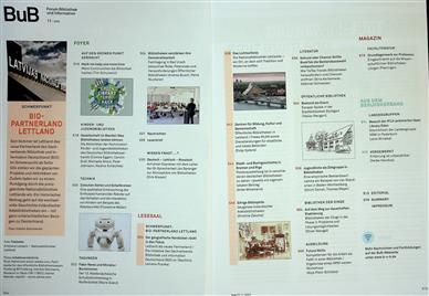 Forum Bibliothek und Information BuB Inhaltsverzeichnis