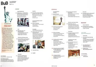 Forum Bibliothek und Information BuB Inhaltsverzeichnis