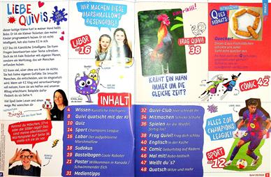 Quivi Inhaltsverzeichnis