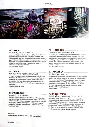 Animan Inhaltsverzeichnis