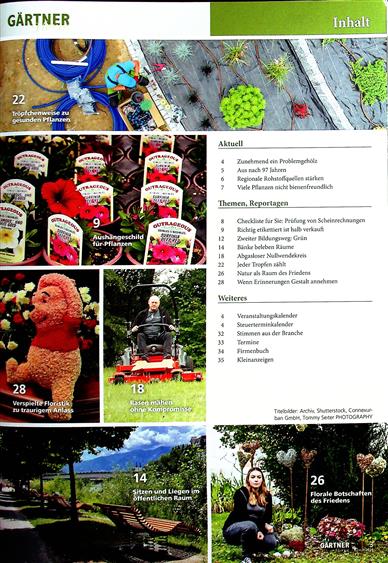 Gärtner + Florist Inhaltsverzeichnis