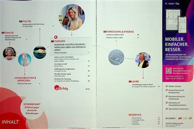 pt Zeitschrift für Physiotherapeuten Inhaltsverzeichnis
