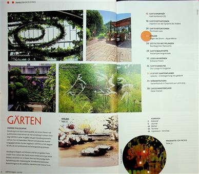 Gärten Inhaltsverzeichnis