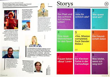 Mannschaft Magazin Inhaltsverzeichnis
