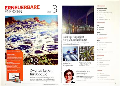 Erneuerbare Energien Inhaltsverzeichnis