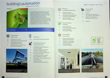 building & automation Inhaltsverzeichnis