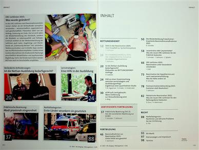 Rettungsdienst Inhaltsverzeichnis