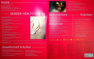 an.schläge Inhaltsverzeichnis