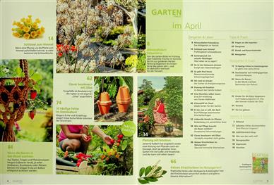 Garten + Haus Inhaltsverzeichnis