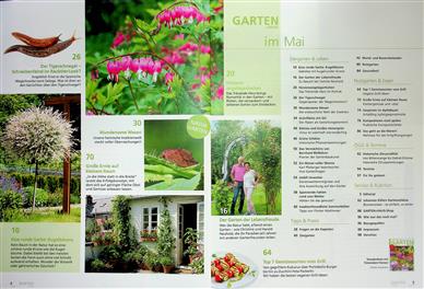 Garten + Haus Inhaltsverzeichnis