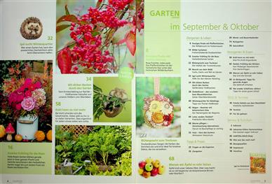 Garten + Haus Inhaltsverzeichnis