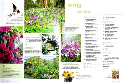Garten + Haus Inhaltsverzeichnis