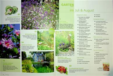 Garten + Haus Inhaltsverzeichnis