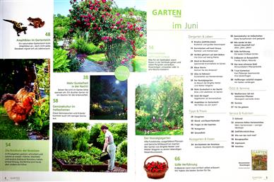 Garten + Haus Inhaltsverzeichnis