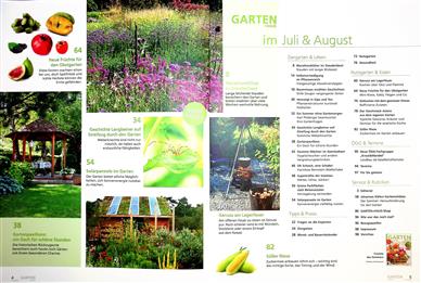 Garten + Haus Inhaltsverzeichnis