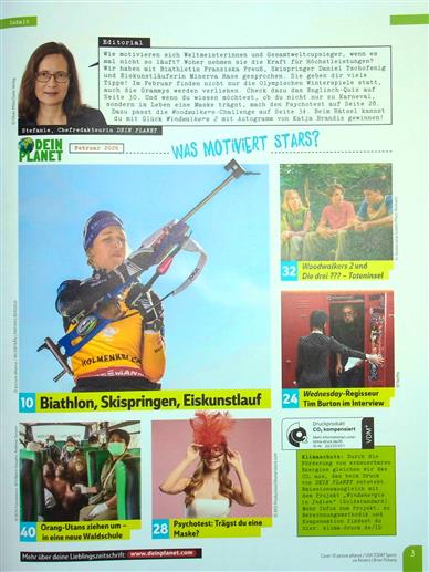 Dein Planet Inhaltsverzeichnis