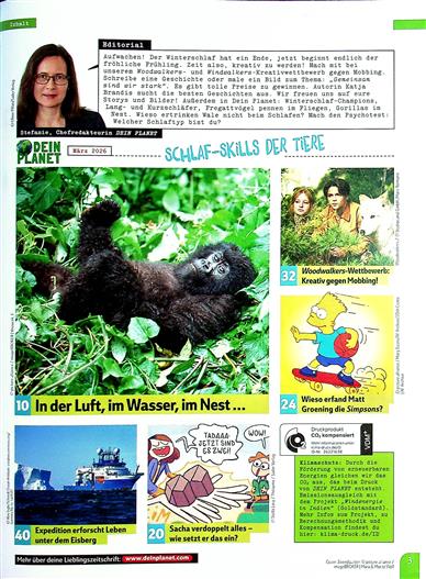 Dein Planet Inhaltsverzeichnis